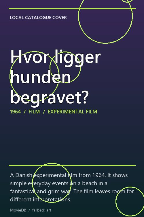 Hvor ligger hunden begravet? poster
