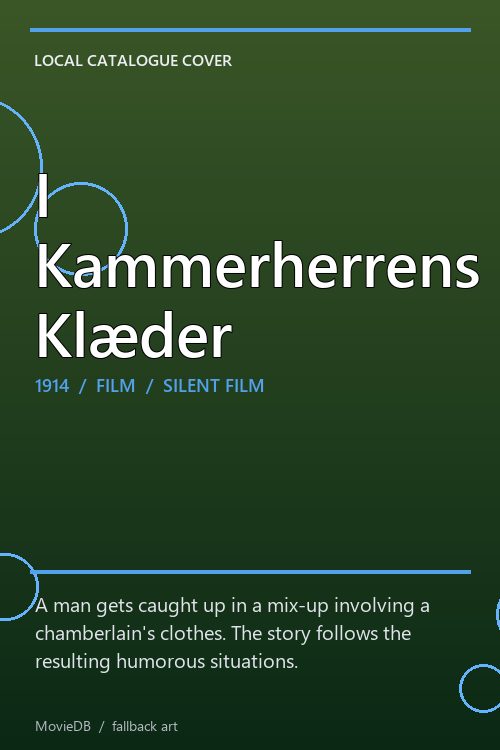I Kammerherrens Klæder poster