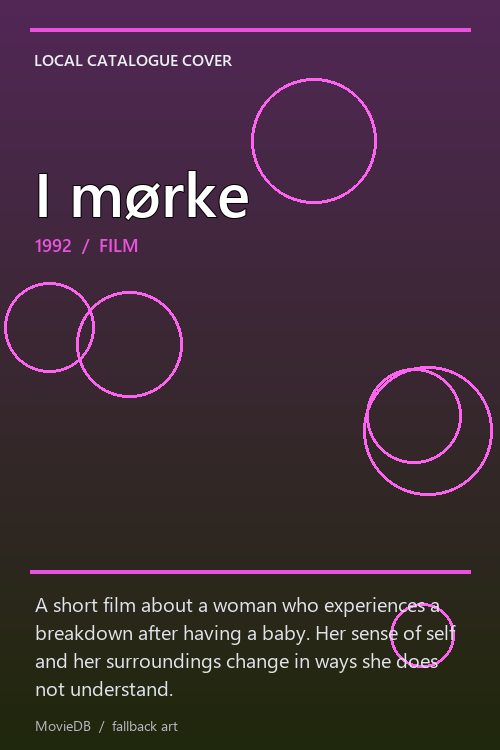 I mørke poster