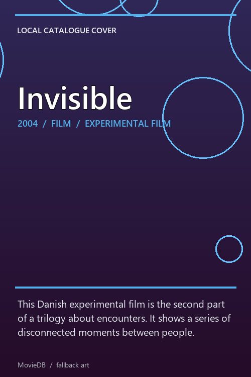 Invisible poster
