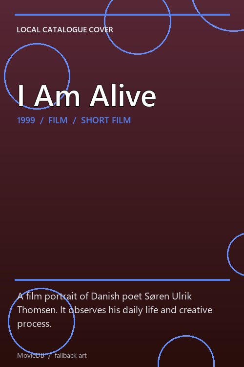 I Am Alive poster
