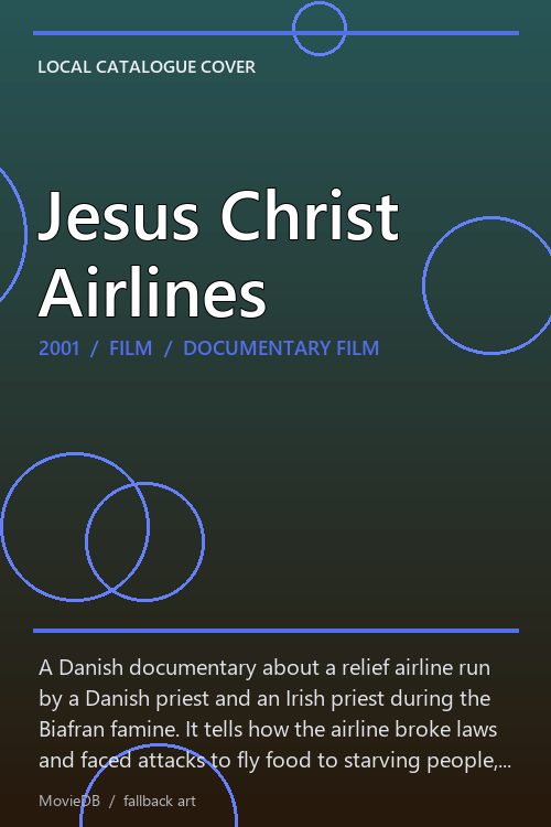 Jesus Christ Airlines poster