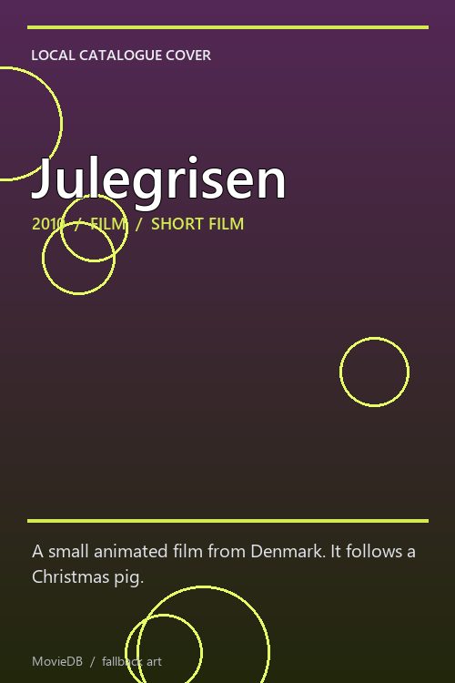 Julegrisen poster