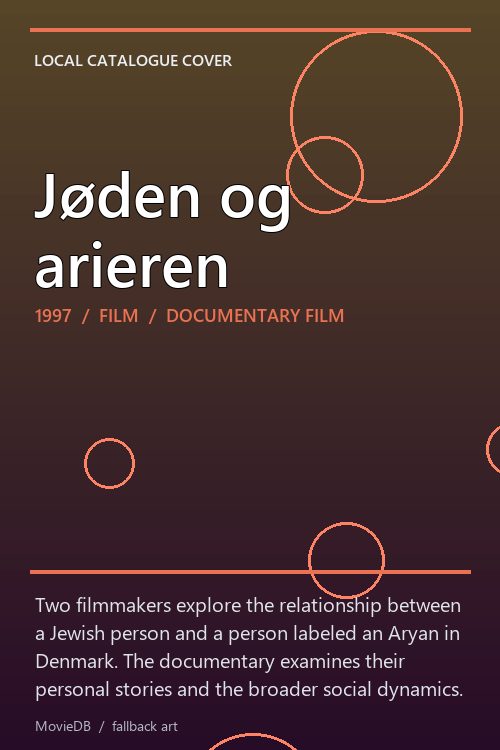 Jøden og arieren poster