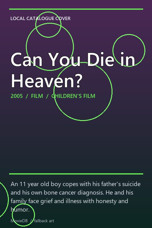 Can You Die in Heaven? poster