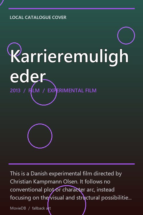 Karrieremuligheder poster