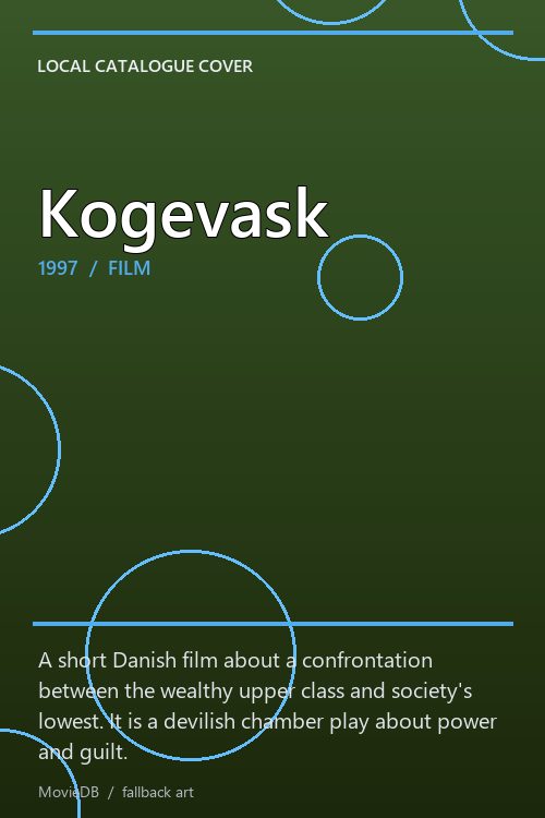 Kogevask poster