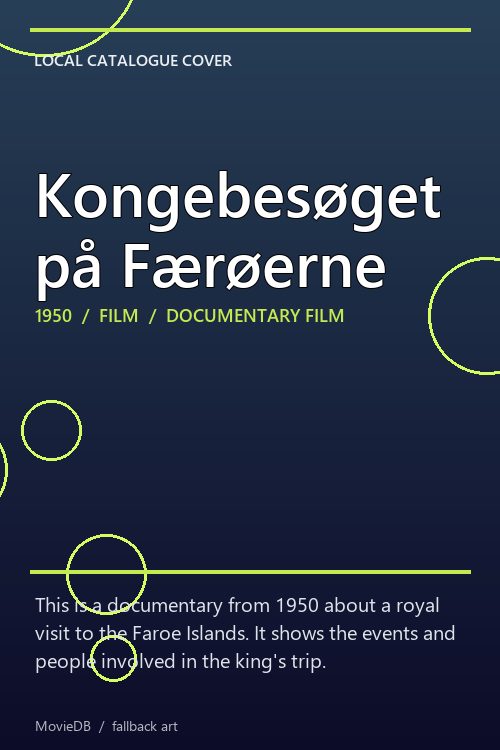 Kongebesøget på Færøerne poster