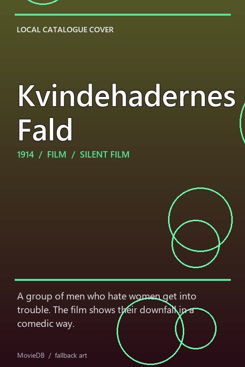 Kvindehadernes Fald poster