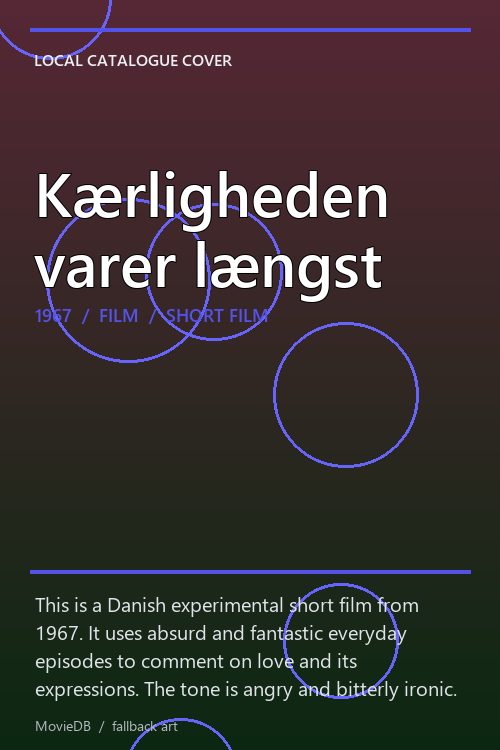 Kærligheden varer længst poster