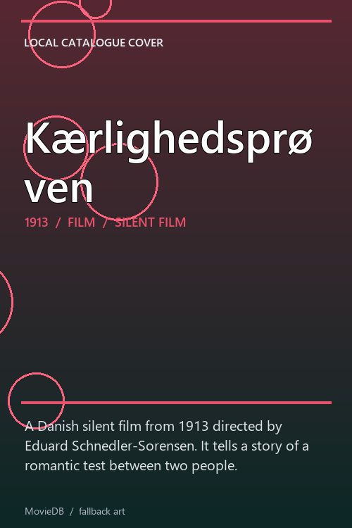 Kærlighedsprøven poster
