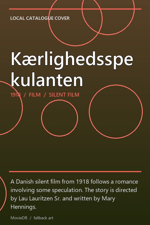 Kærlighedsspekulanten poster