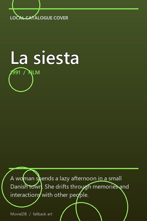 La siesta poster