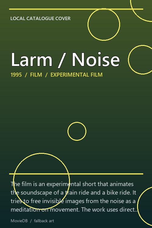 Larm / Noise poster