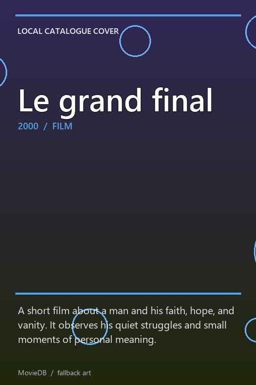 Le grand final poster