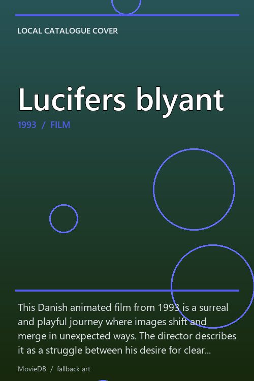 Lucifers blyant poster
