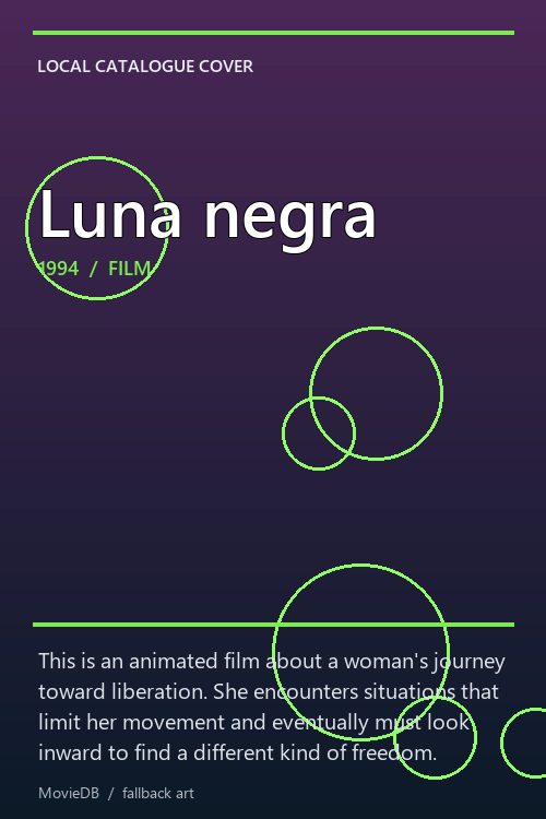 Luna negra poster