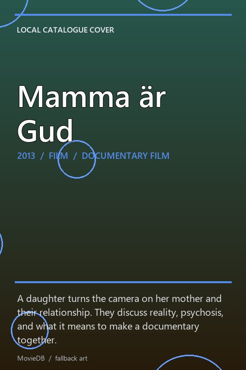 Mamma är Gud poster