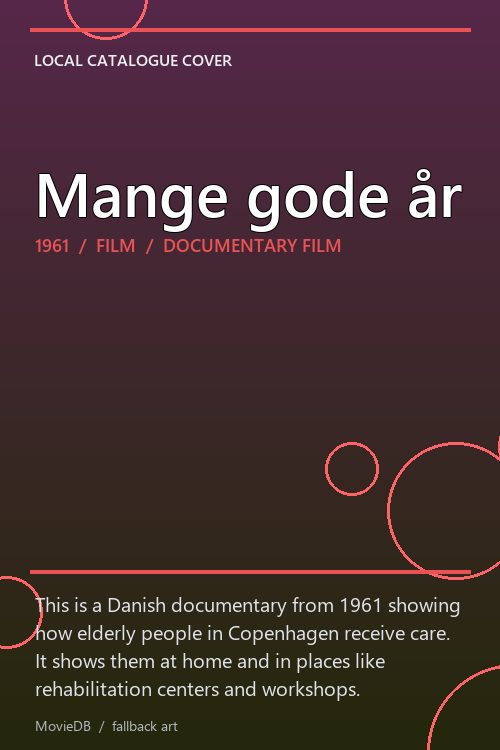 Mange gode år poster