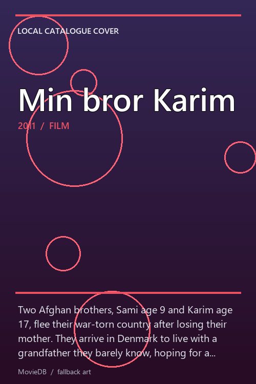 Min bror Karim poster
