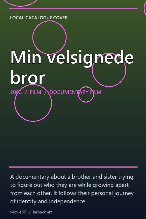 Min velsignede bror poster
