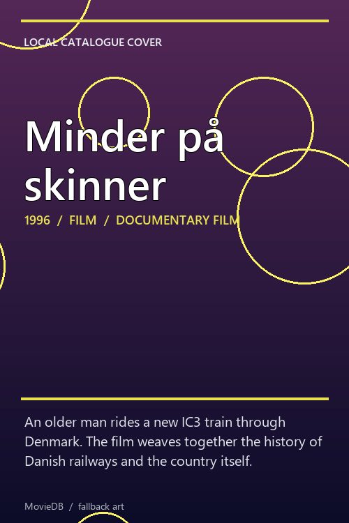Minder på skinner poster