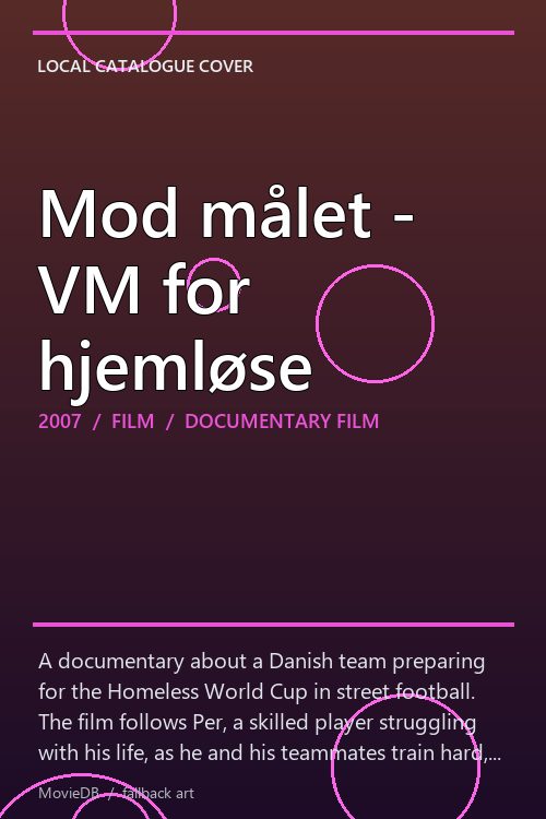 Mod målet - VM for hjemløse poster