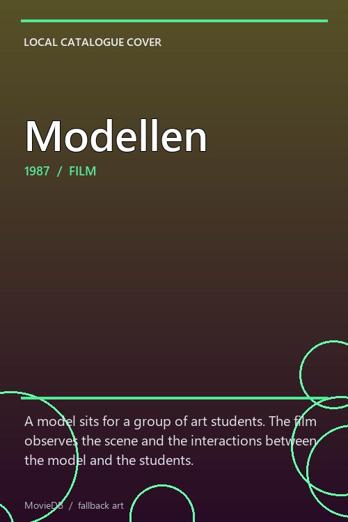 Modellen poster
