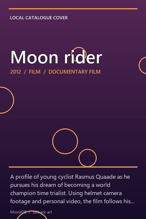 Moon rider poster
