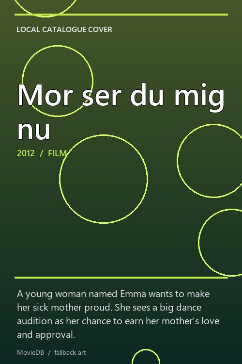Mor ser du mig nu poster
