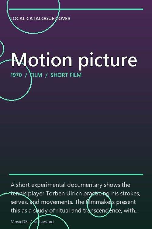 Motion picture poster