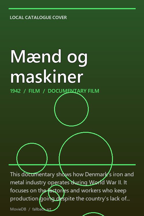 Mænd og maskiner poster
