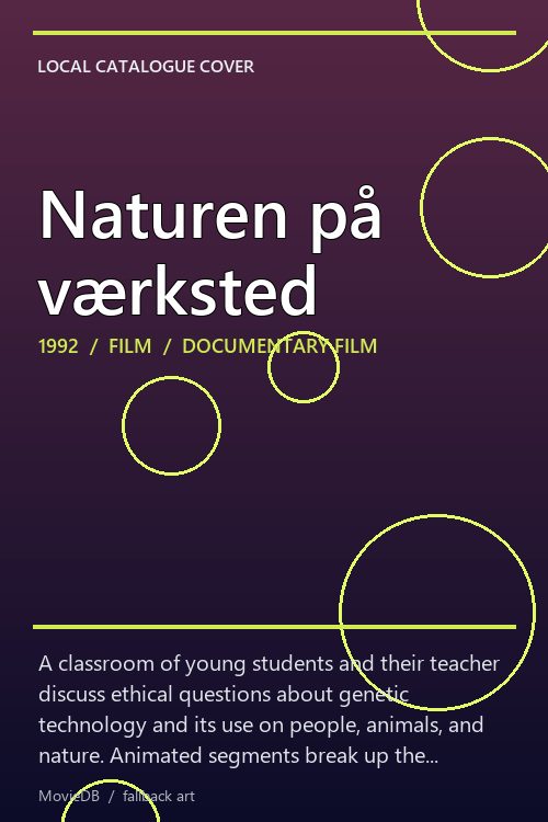 Naturen på værksted poster