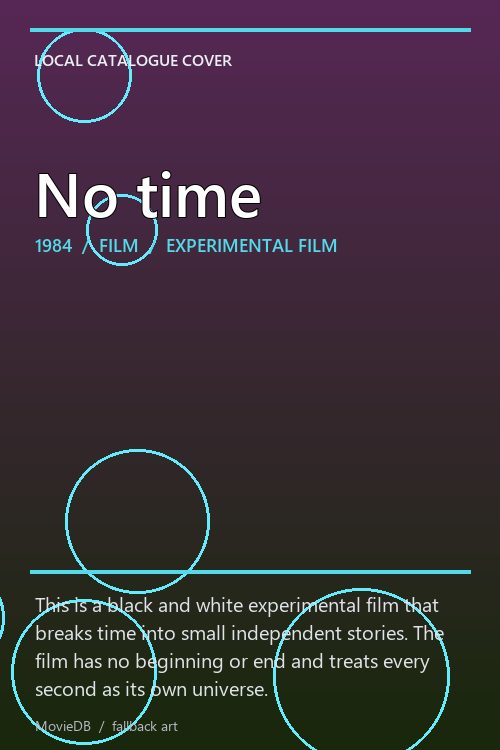 No time poster