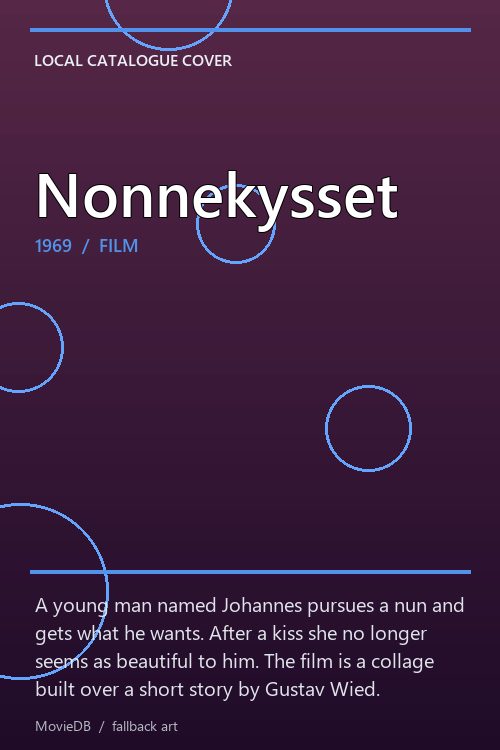 Nonnekysset poster