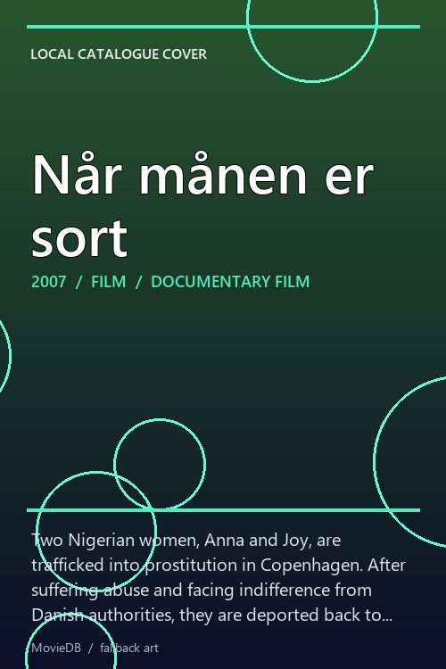 Når månen er sort poster