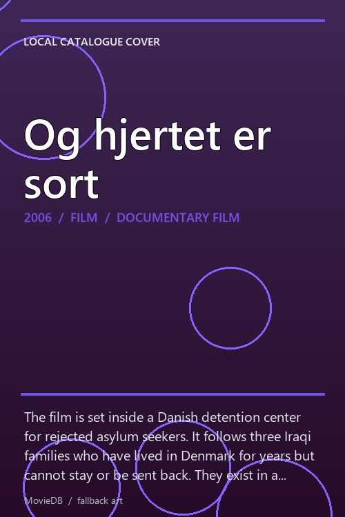Og hjertet er sort poster