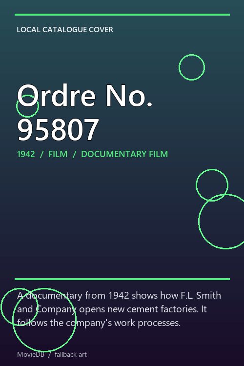 Ordre No. 95807 poster