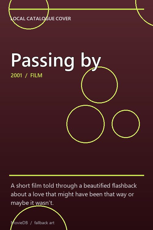 Passing by poster