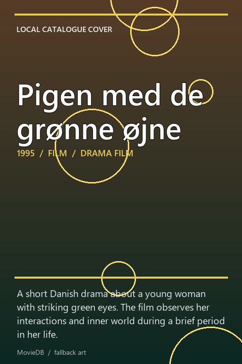 Pigen med de grønne øjne poster