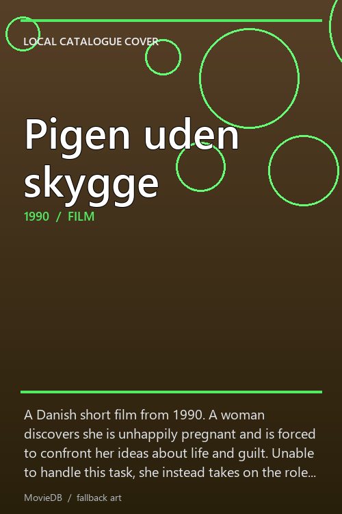 Pigen uden skygge poster