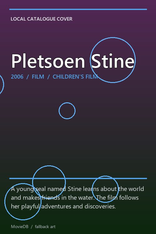 Pletsoen Stine poster