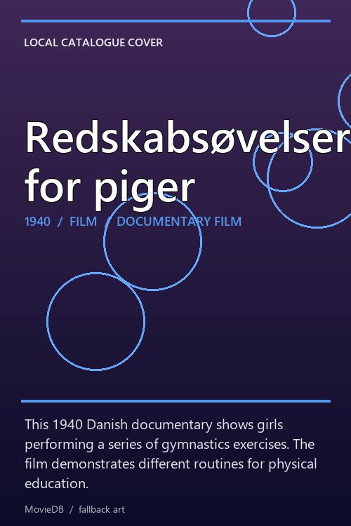 Redskabsøvelser for piger poster
