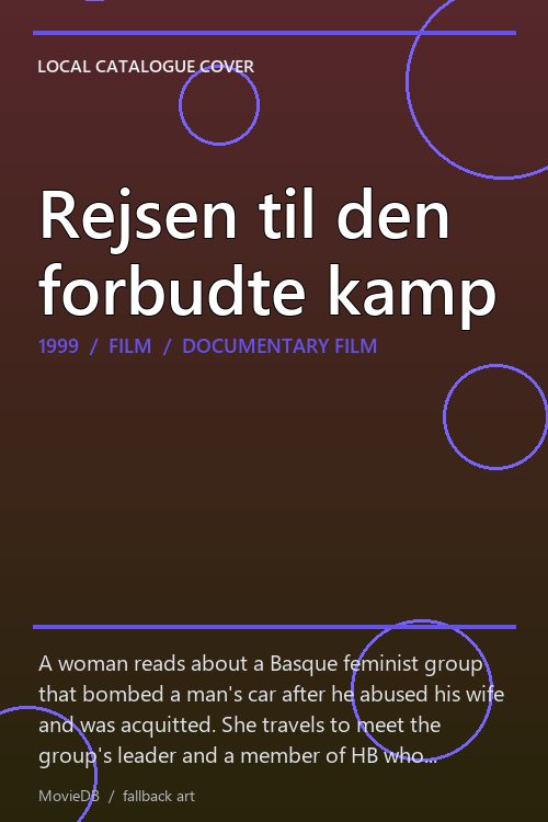 Rejsen til den forbudte kamp poster
