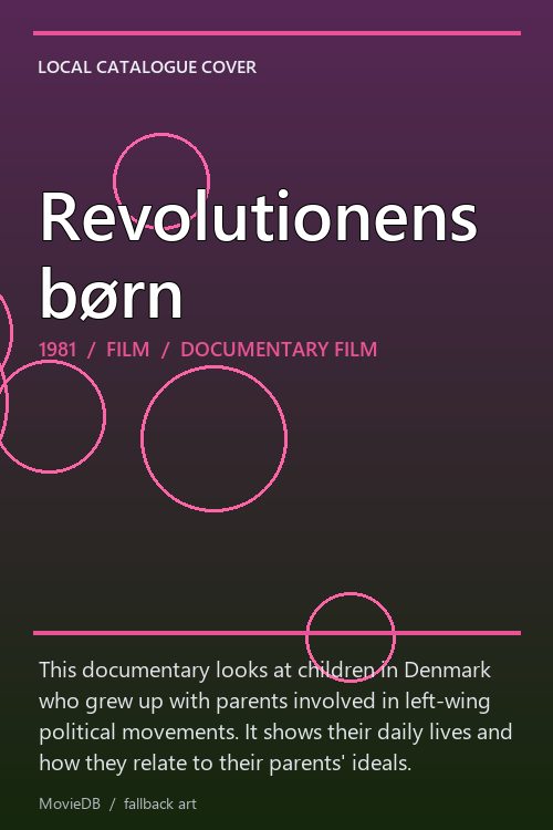 Revolutionens børn poster