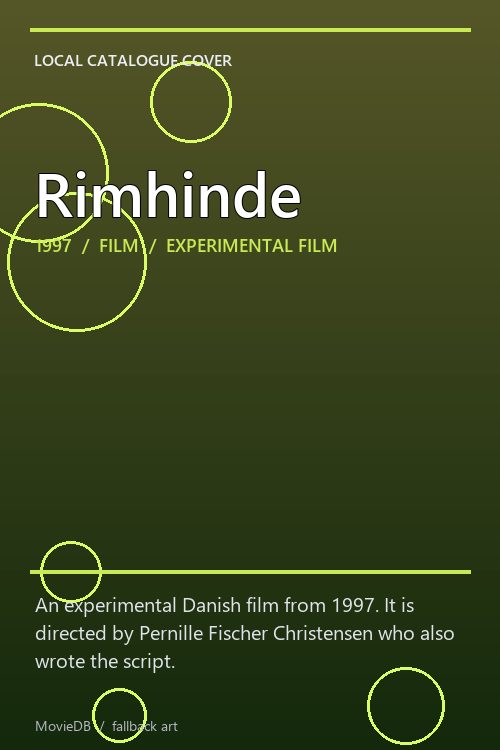 Rimhinde poster