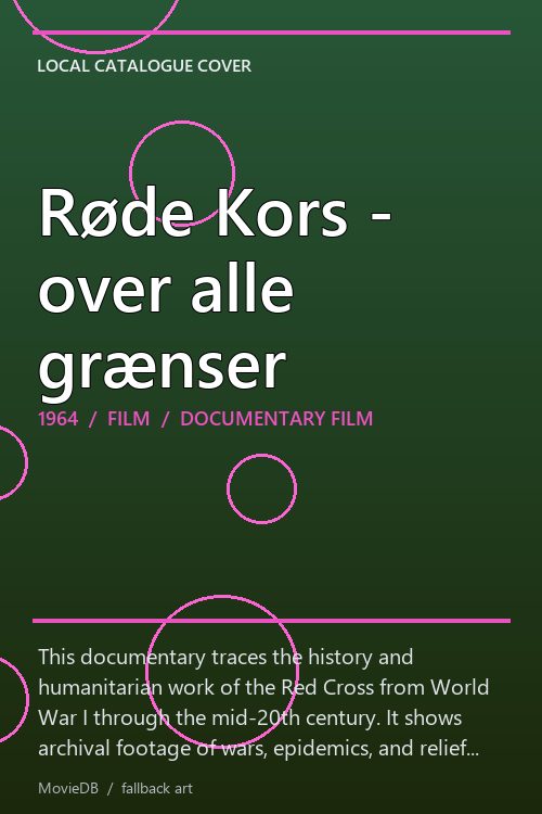 Røde Kors - over alle grænser poster