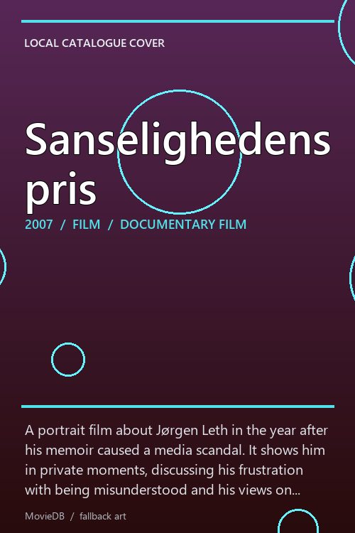 Sanselighedens pris poster