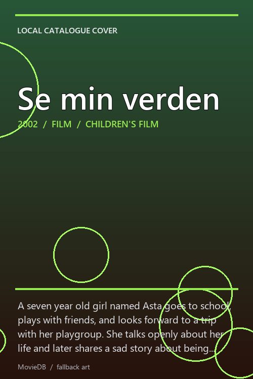 Se min verden poster