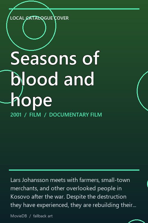 Seasons of blood and hope poster